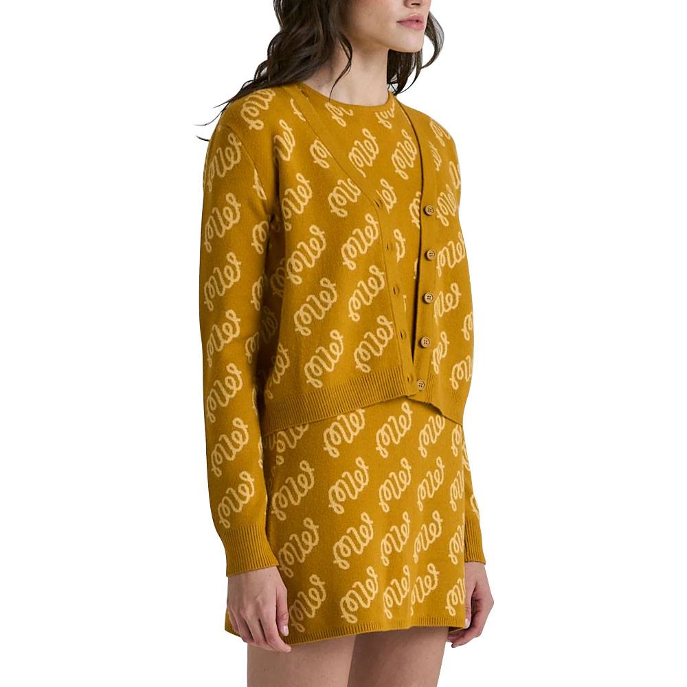 Malbon Poppy Cardigan Golf Sweater 2024 Women