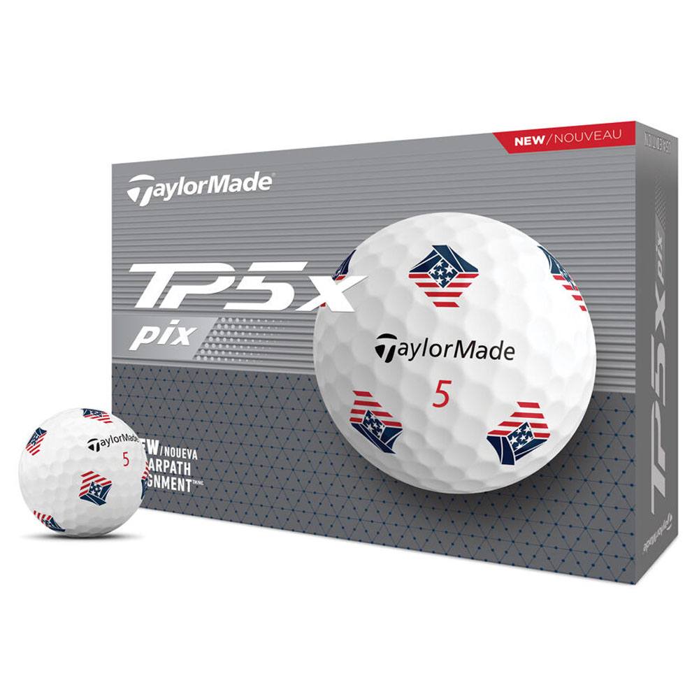 TaylorMade TP5x Pix USA Golf Balls 2024