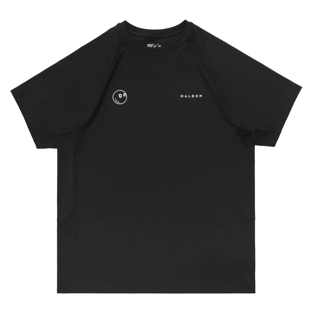 Malbon Performance Poly Breathable Tee Golf T-Shirt Black