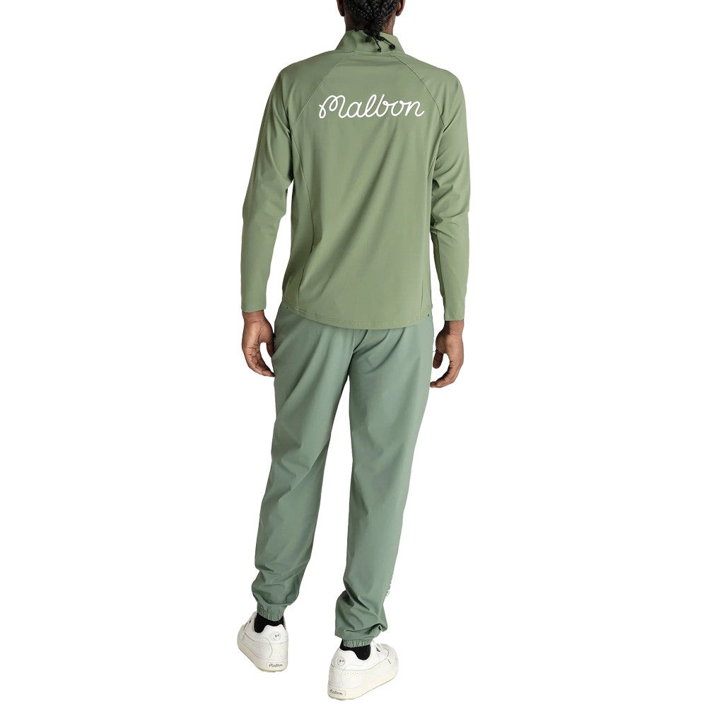 Malbon Performance Raglan Quarter Zip Golf Pullover 2024