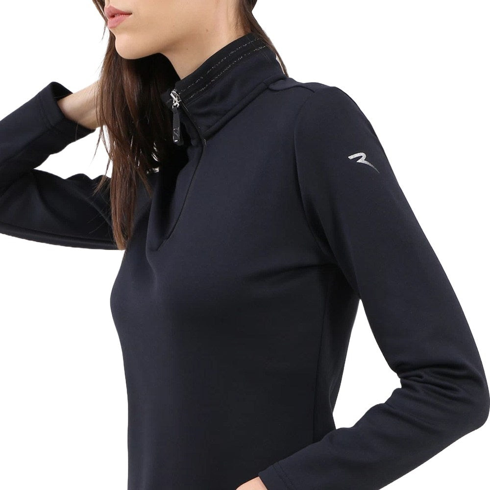 Chervo Tartufo Quarter Zip Golf Pullover Black - FW24 Women