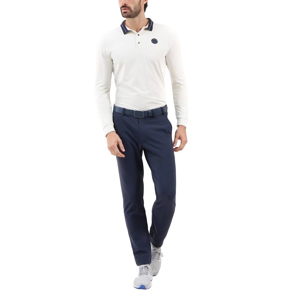 Chervo Affranto Longsleeve Golf Polo Beige - FW24