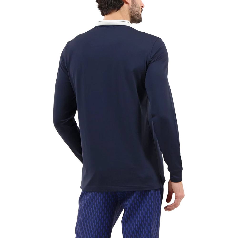 Chervo Affranto Longsleeve Golf Polo Blue - FW24