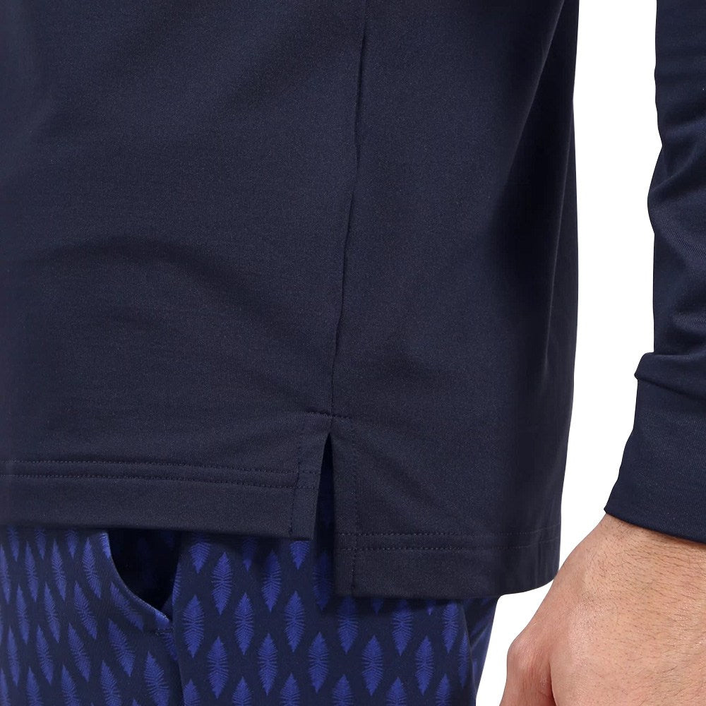 Chervo Affranto Longsleeve Golf Polo Blue - FW24