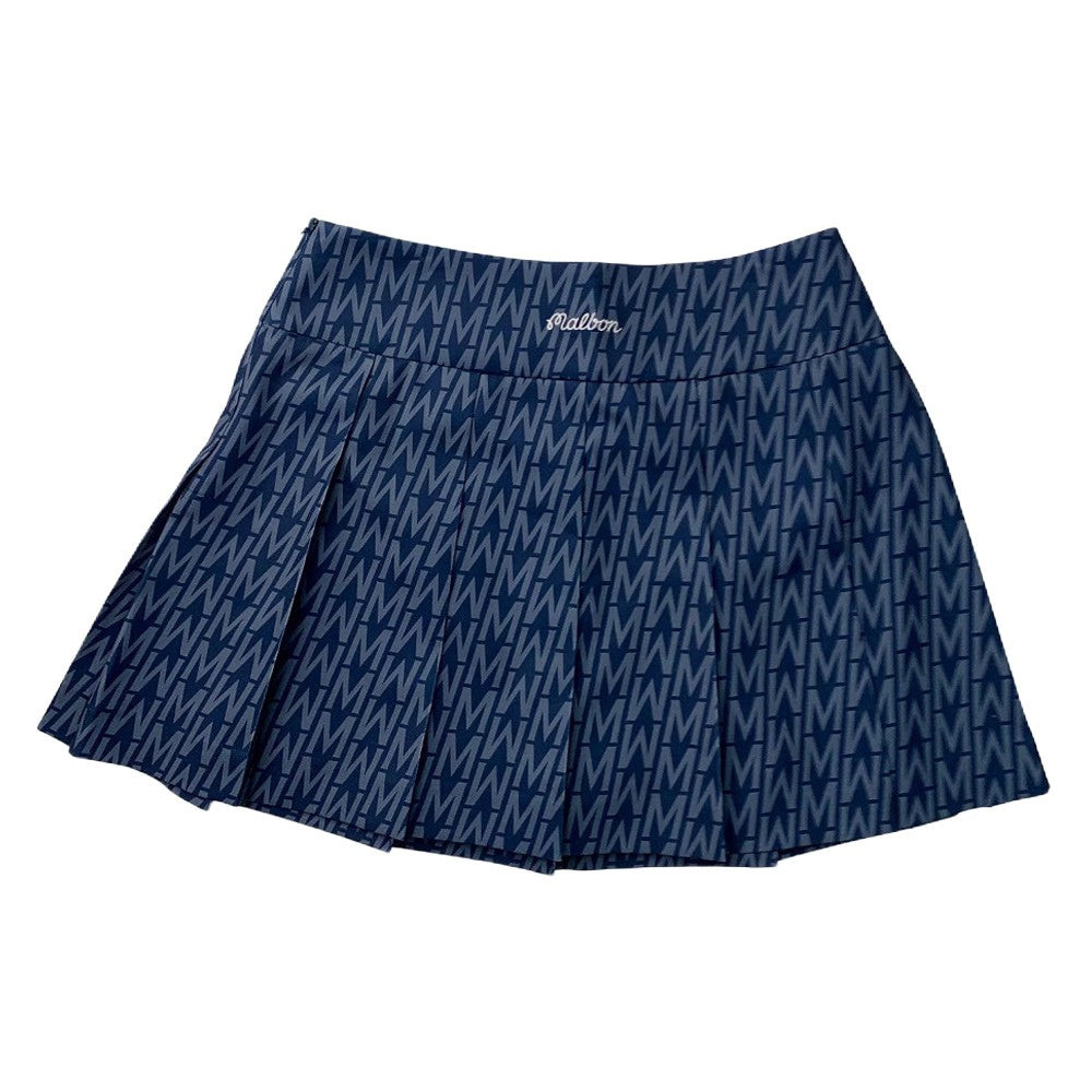 Malbon Cambridge Golf Skirt Navy - FW24 Women