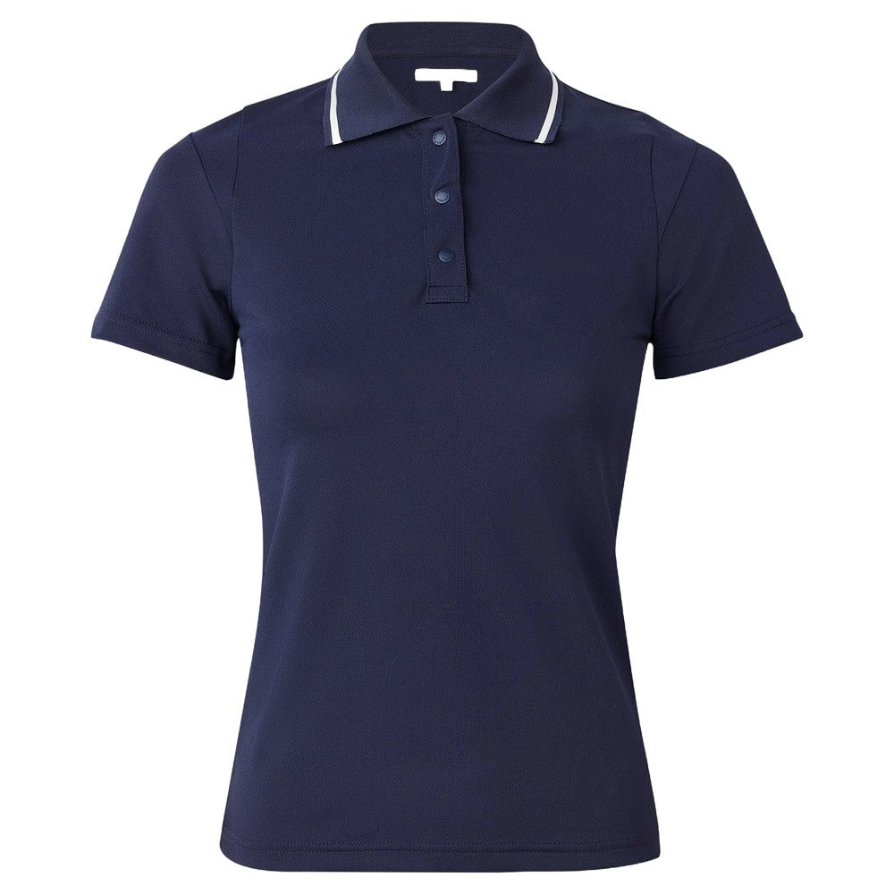 Malbon Evergreen Paloma Golf Polo Navy - FW24 Women