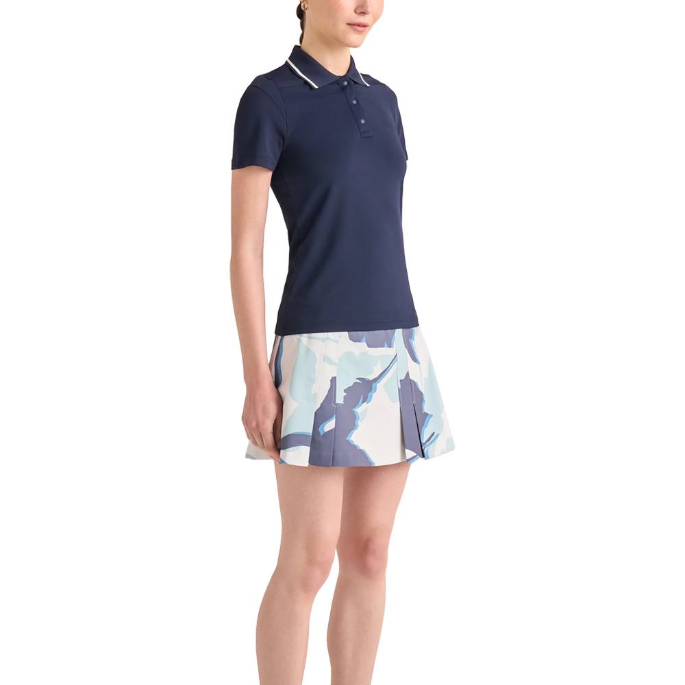 Malbon Evergreen Paloma Golf Polo Navy - FW24 Women