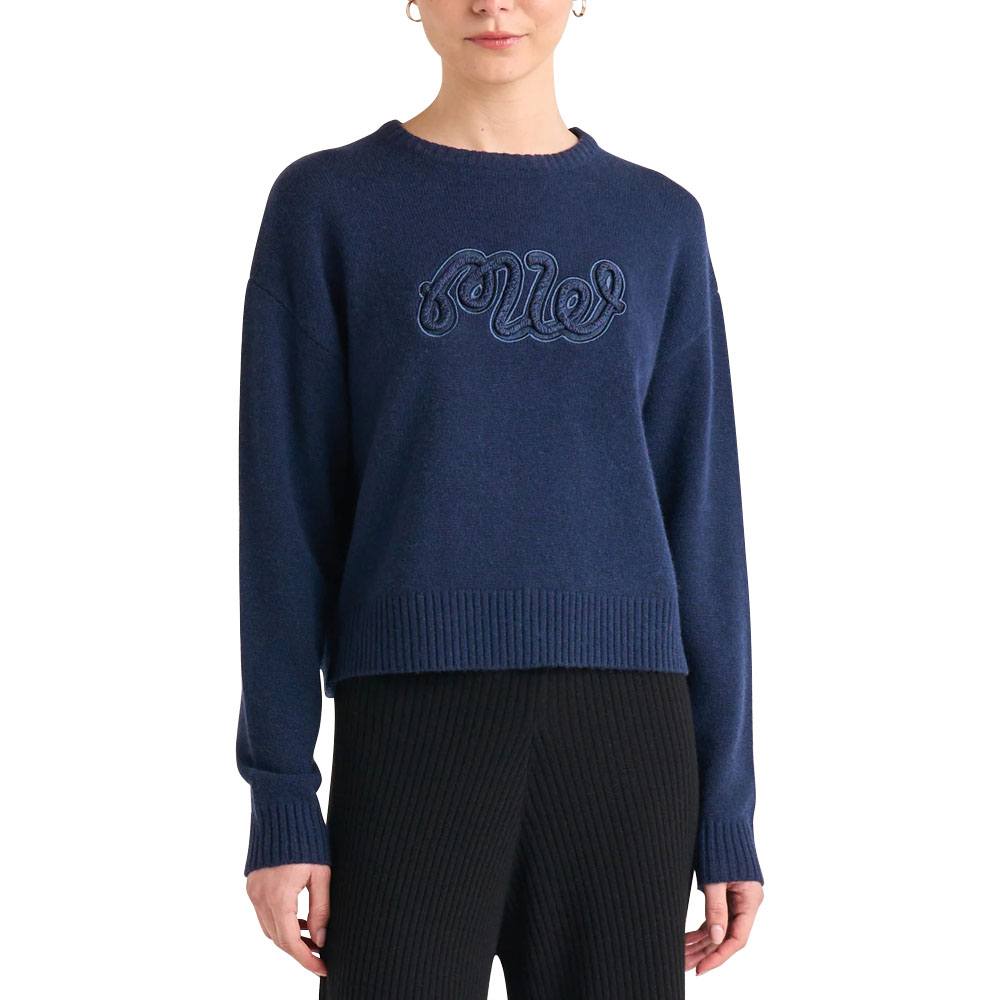 Malbon Boat Golf Sweater Navy Women