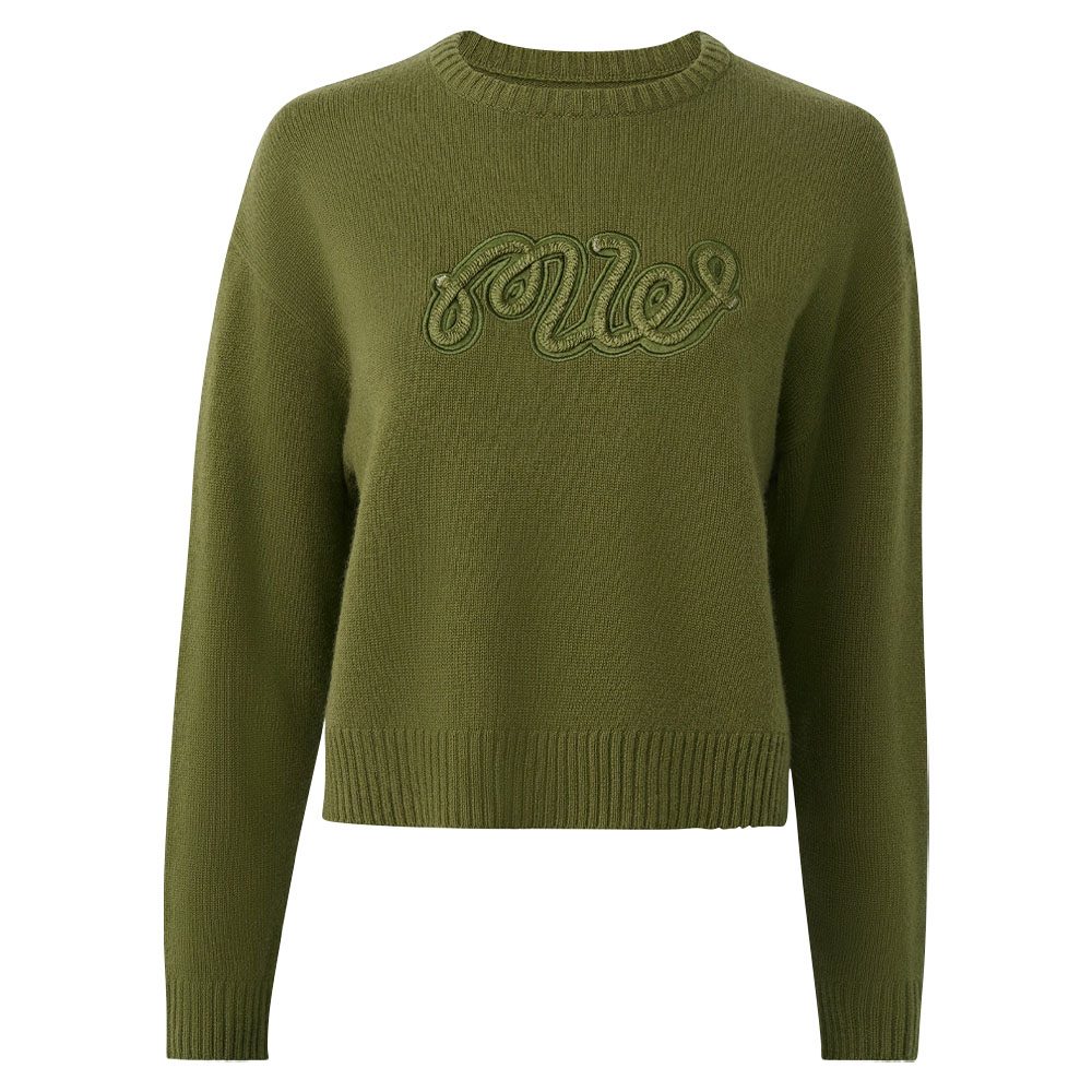 Malbon Boat Golf Sweater Olive Women