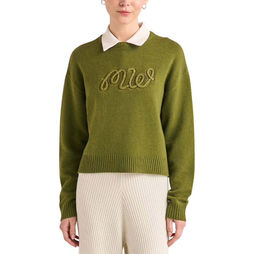 Malbon Boat Golf Sweater Olive Women