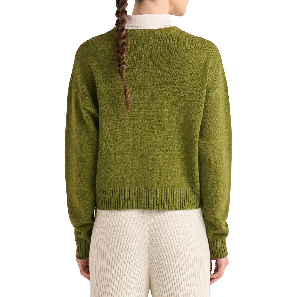 Malbon Boat Golf Sweater Olive Women