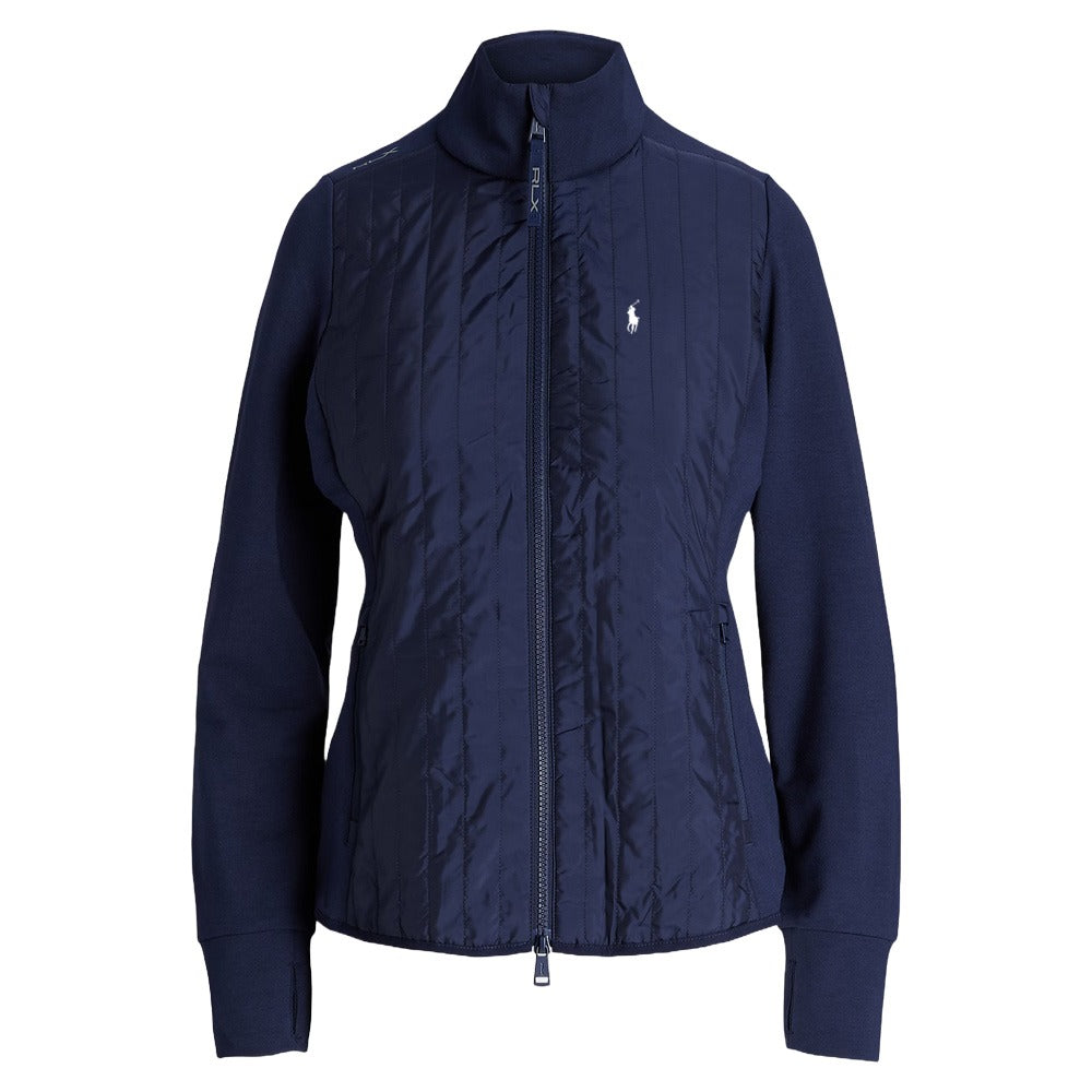 Ralph Lauren Performance Wool/Nylon Full-Zip Solid Golf Jacket Refined Navy - FW24 Women