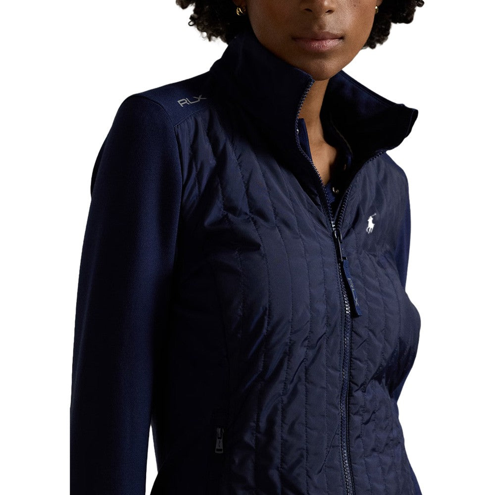 Ralph Lauren Performance Wool/Nylon Full-Zip Solid Golf Jacket Refined Navy - FW24 Women