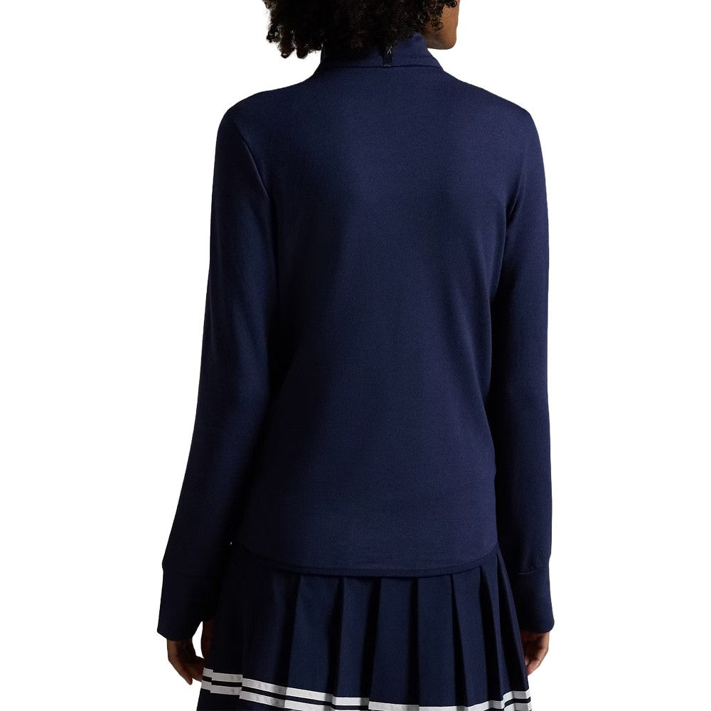 Ralph Lauren Performance Wool/Nylon Full-Zip Solid Golf Jacket Refined Navy - FW24 Women