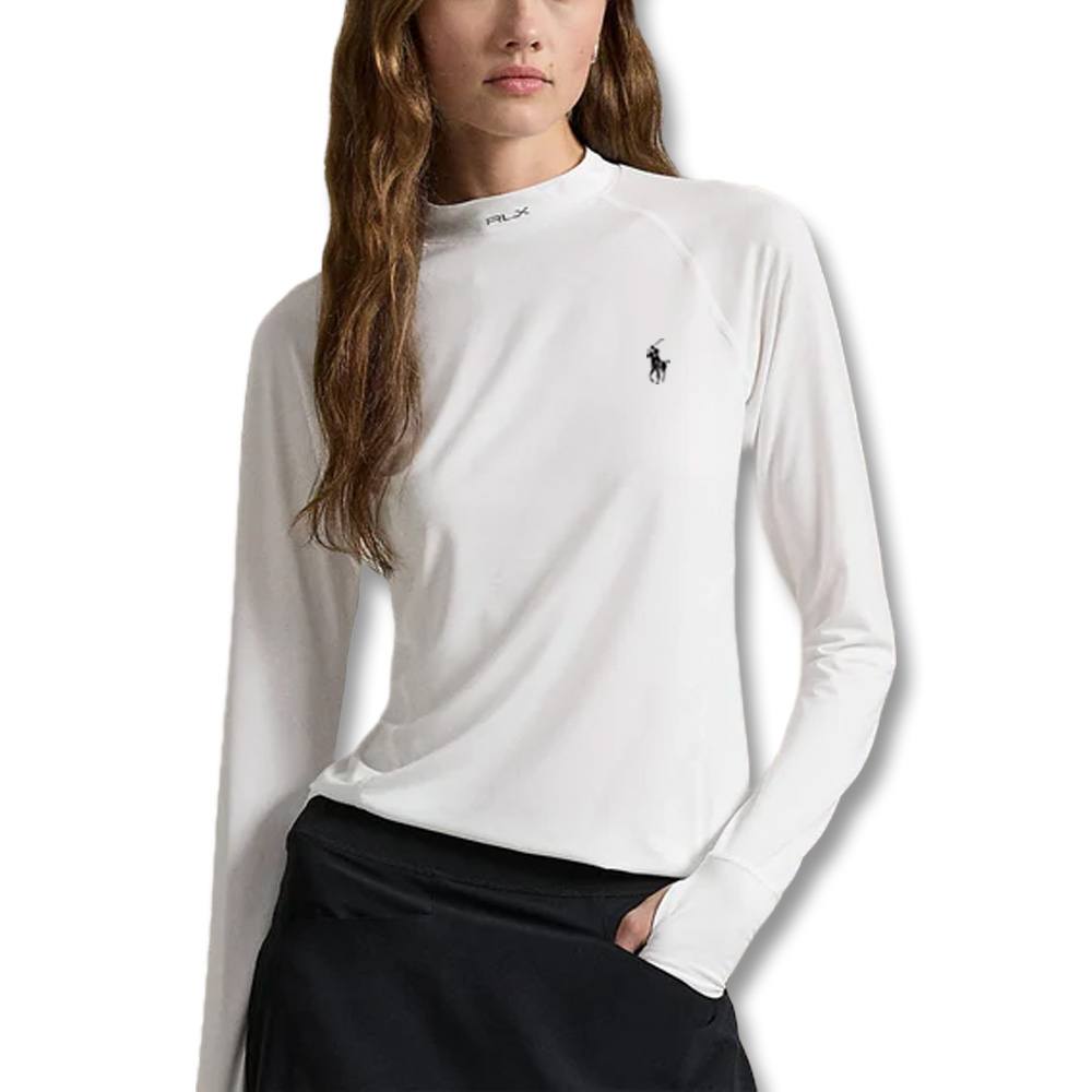 Ralph Lauren Recycled Peached Airflow Golf Baselayer Ceramic White - FW24 Women