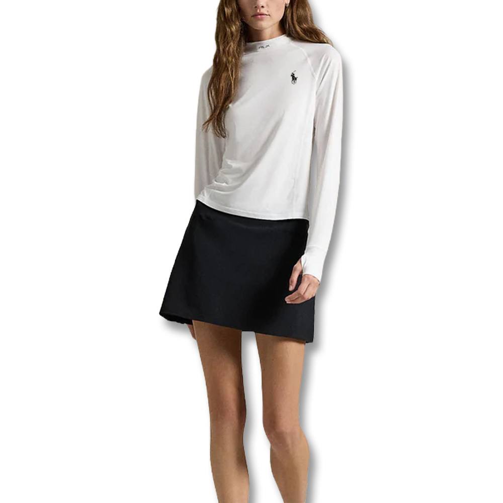 Ralph Lauren Recycled Peached Airflow Golf Baselayer Ceramic White - FW24 Women