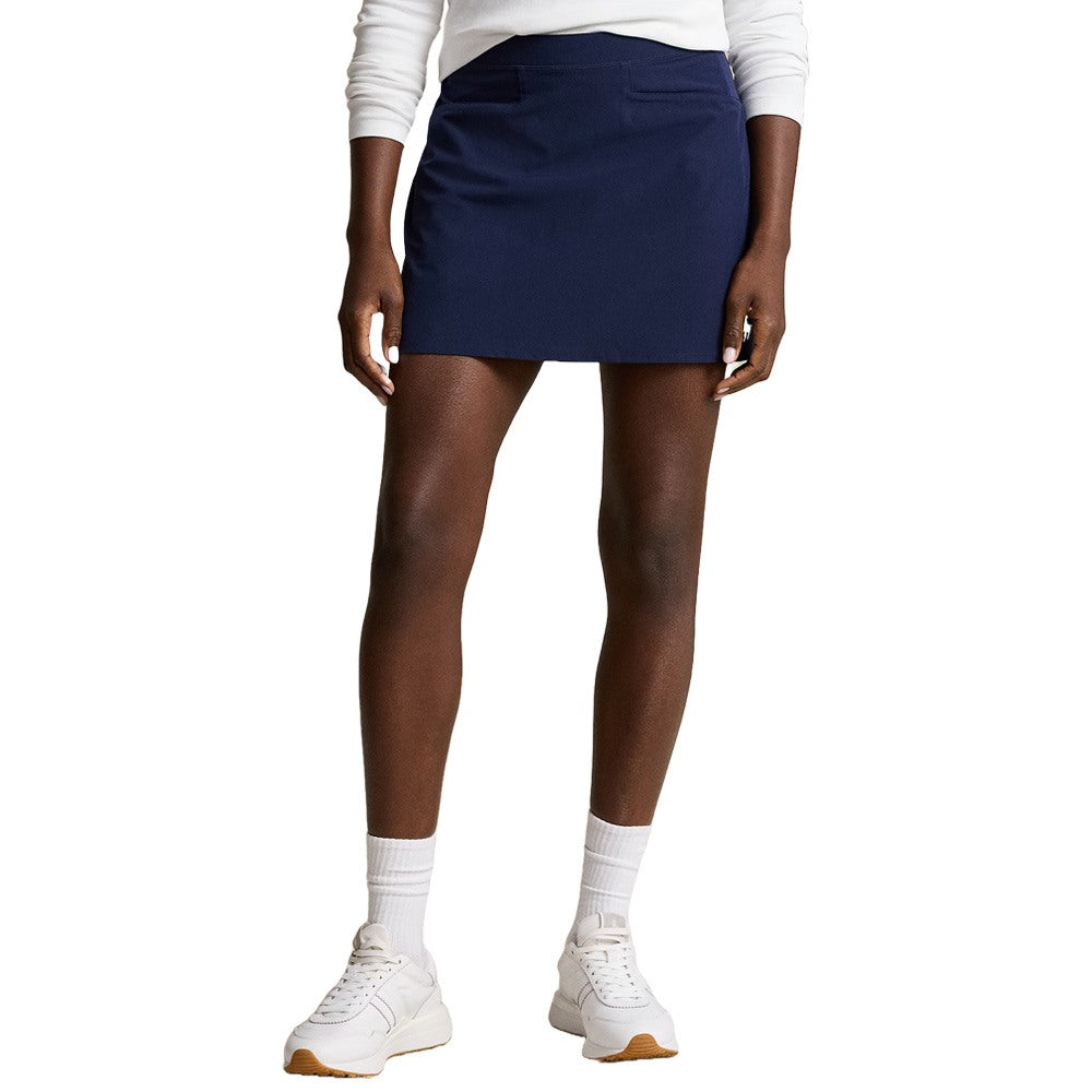 Ralph Lauren Aim 4-Way Stretch 15" Solid Golf Skort Refined Navy - FW24 Women