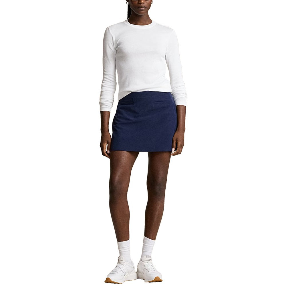 Ralph Lauren Aim 4-Way Stretch 15" Solid Golf Skort Refined Navy - FW24 Women