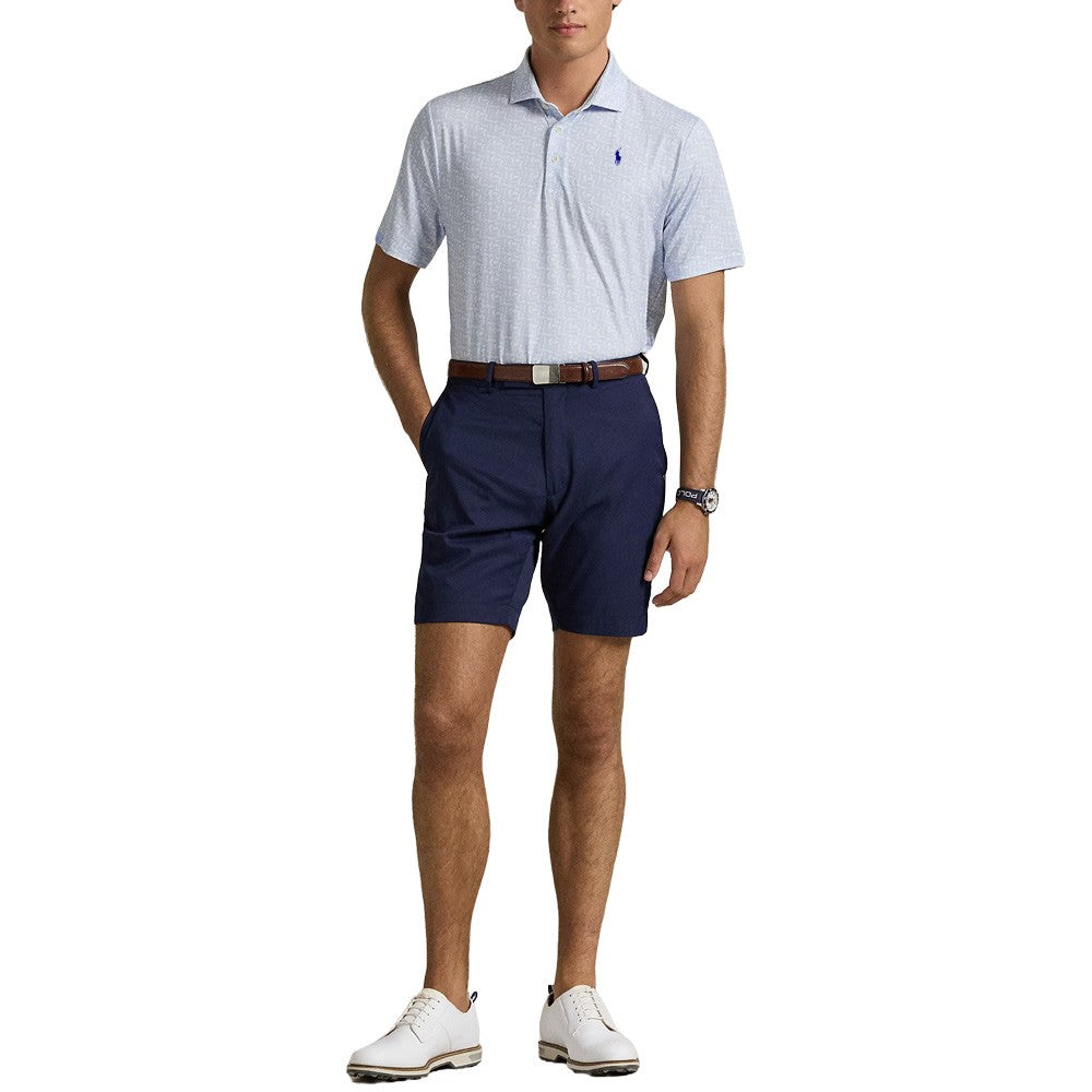 Ralph Lauren Lightweight Airflow Golf Polo Office Blue Multi - FW24 Men