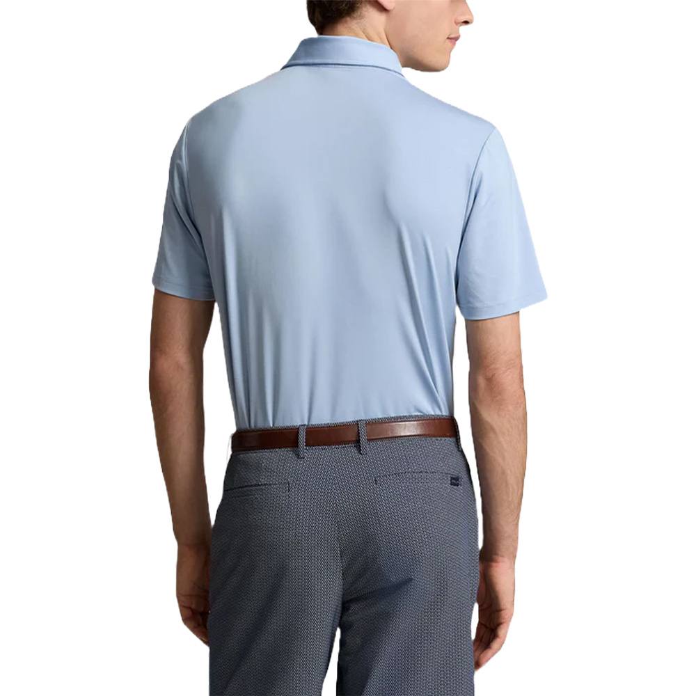 Ralph Lauren Lightweight Airflow Jersey Golf Polo Estate Blue - FW24 Men