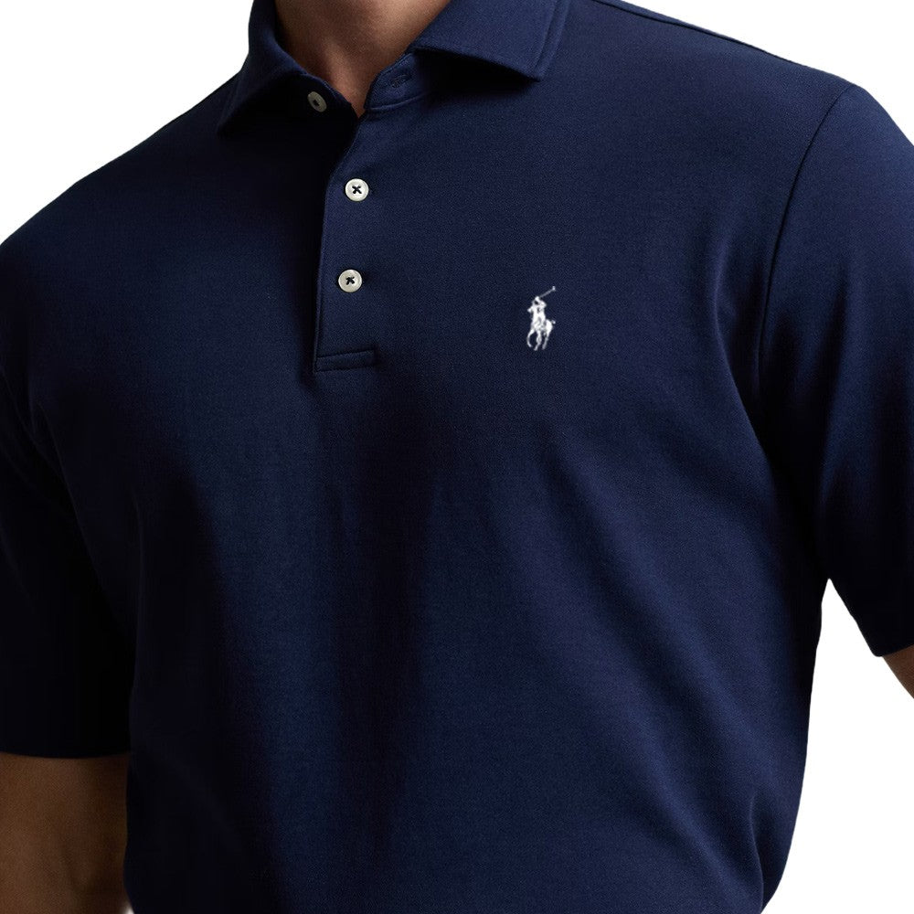 Ralph Lauren Tour Pique w/Cut & Sewn Collar Golf Polo Refined Navy - FW24 Men