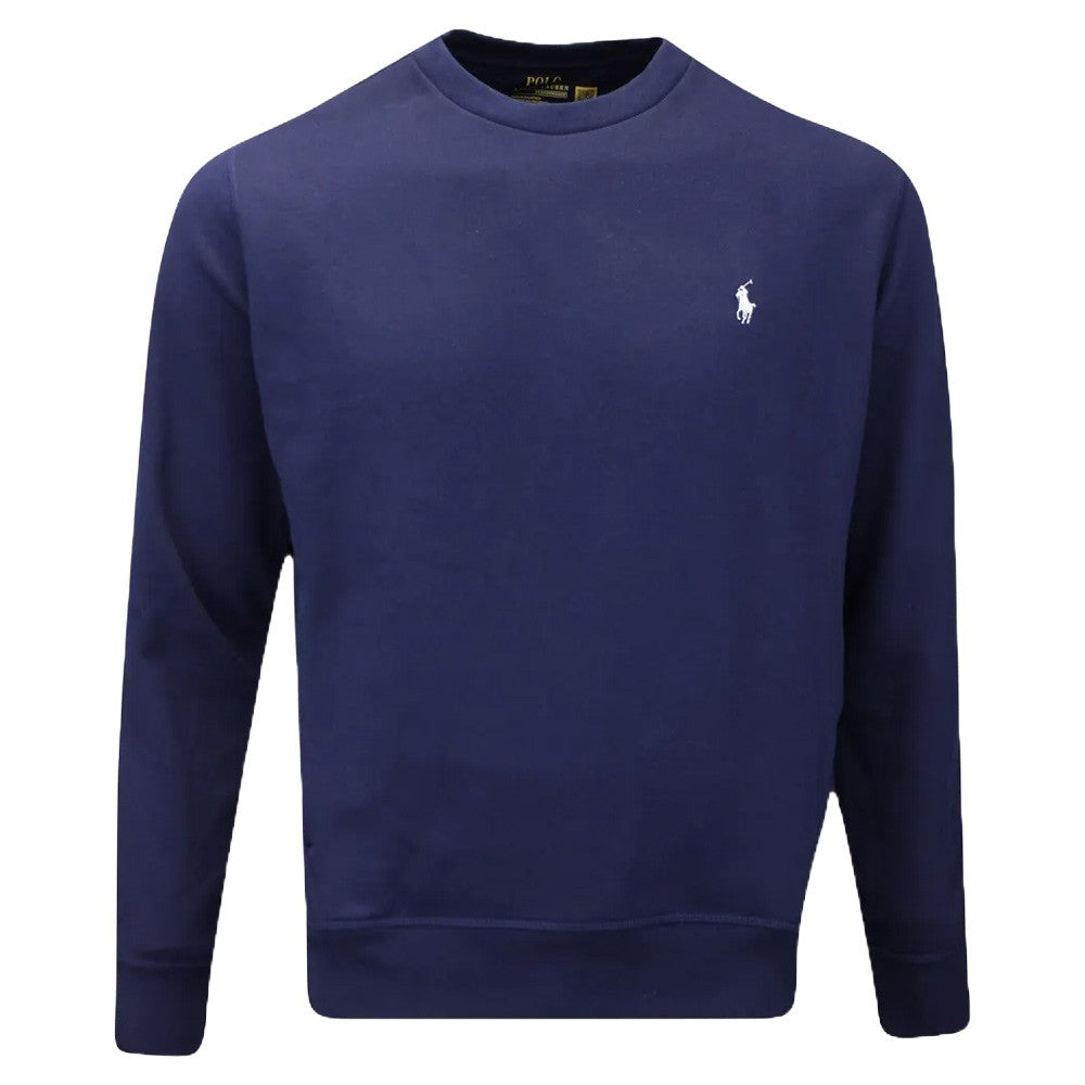 Ralph Lauren Magic Fleece Crewneck Golf Sweater Refined Navy - FW24 Men