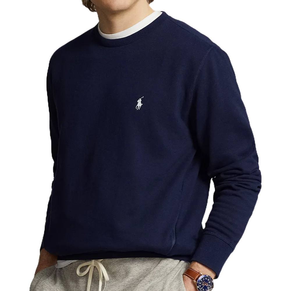 Ralph Lauren Magic Fleece Crewneck Golf Sweater Refined Navy - FW24 Men