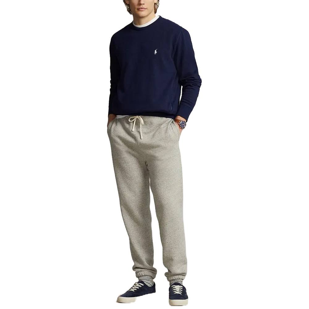 Ralph Lauren Magic Fleece Crewneck Golf Sweater Refined Navy - FW24 Men