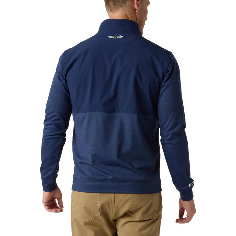 Straight Down Harding Hybrid Quarter Zip Golf Pullover 2024