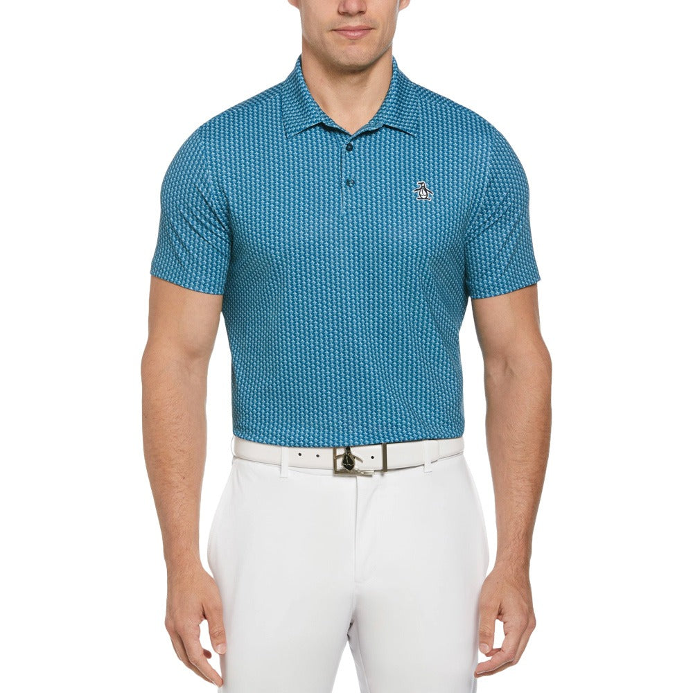 Original Penguin Allover Pete Print Golf Polo Corsair - SS24 Men