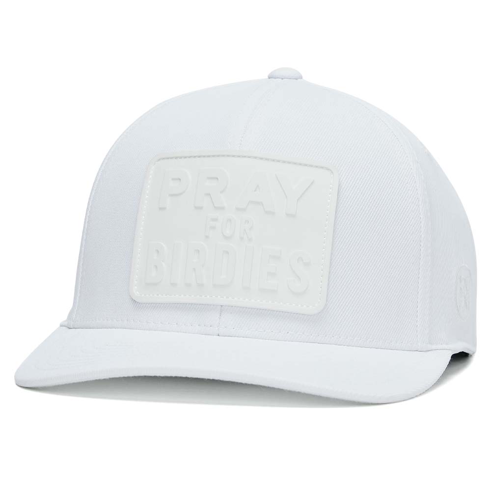 Gfore Monochrome Pray for Birdies Stretch Twill Snapback Golf Cap 2024