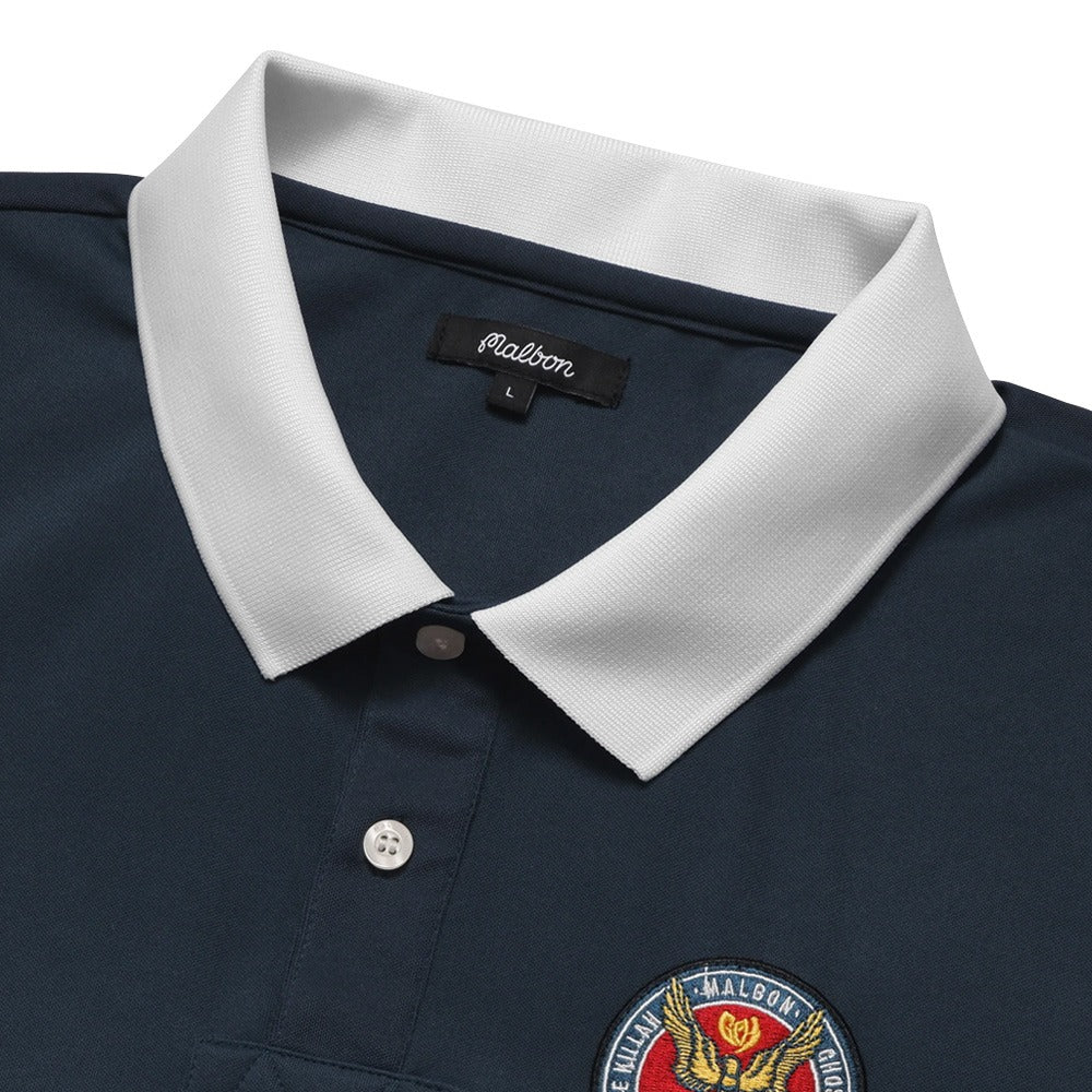 Malbon x Ghostface Killah Rugby Performance Golf Polo Navy - Collabo24