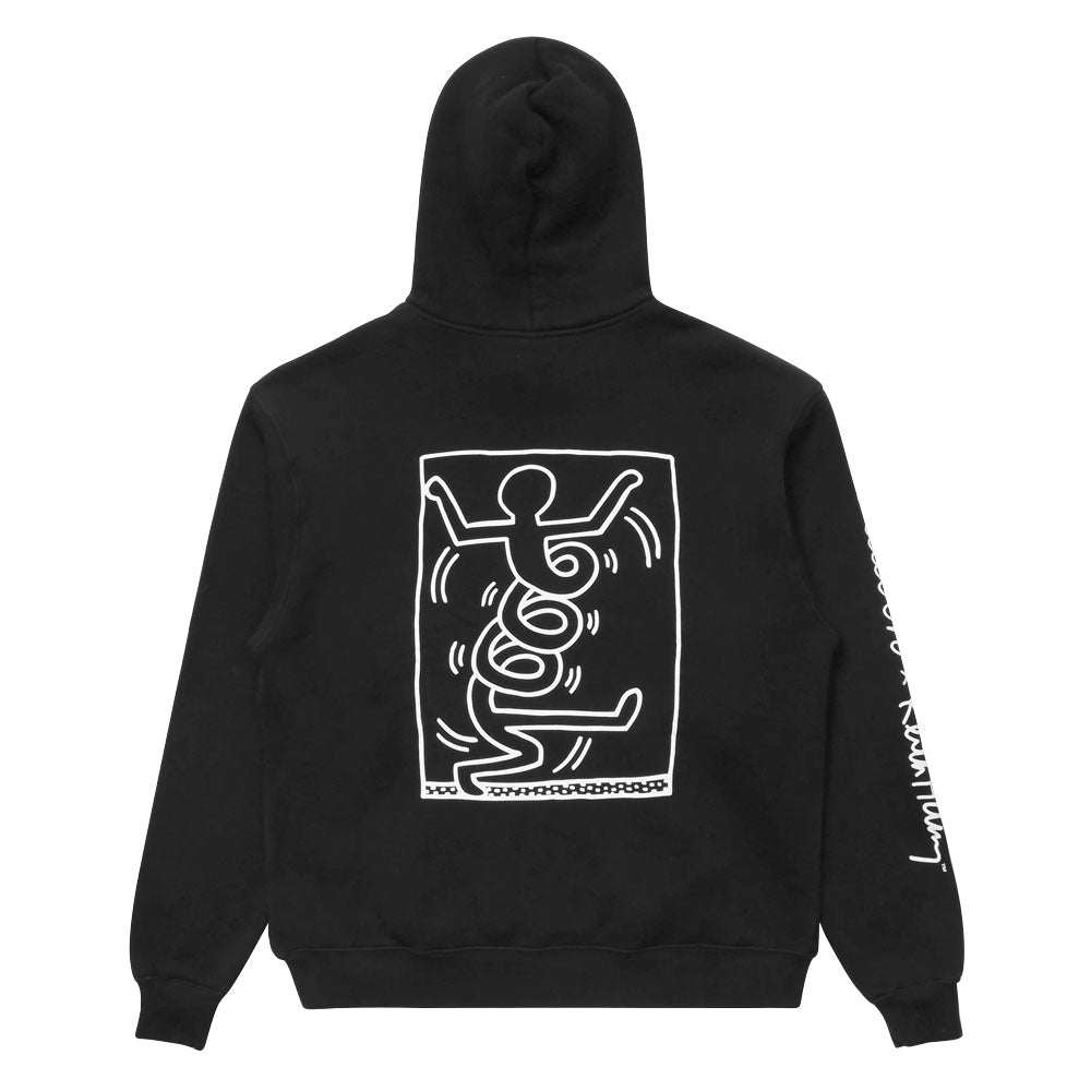 Malbon x Keith Haring Hoodie Golf Jacket Black