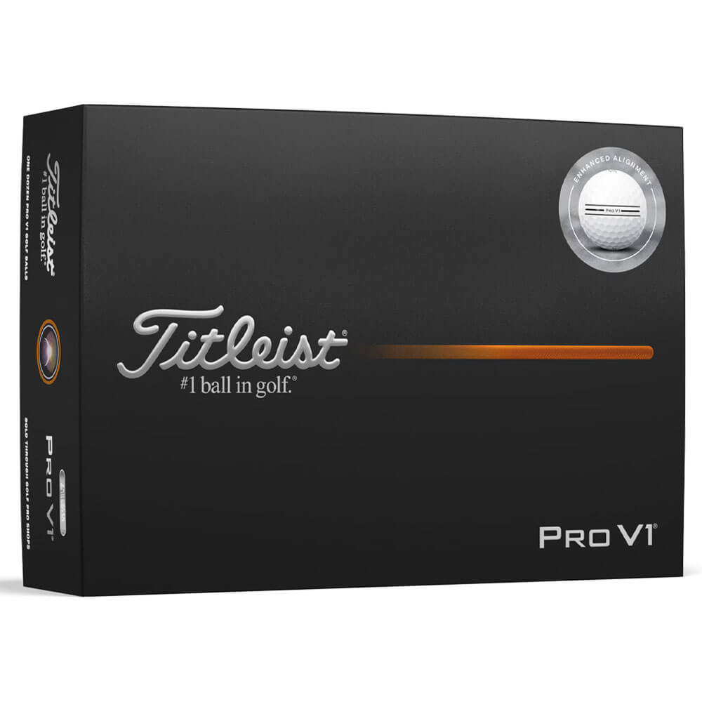 Titleist Pro V1 Enhanced Alignment Golf Balls 2025