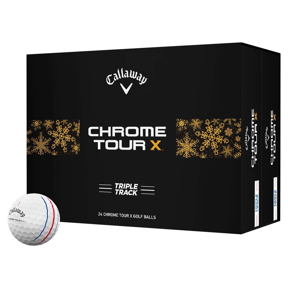 Callaway Chrome Tour X 24 Triple Track Holiday 2 Dozen Golf Balls 2024