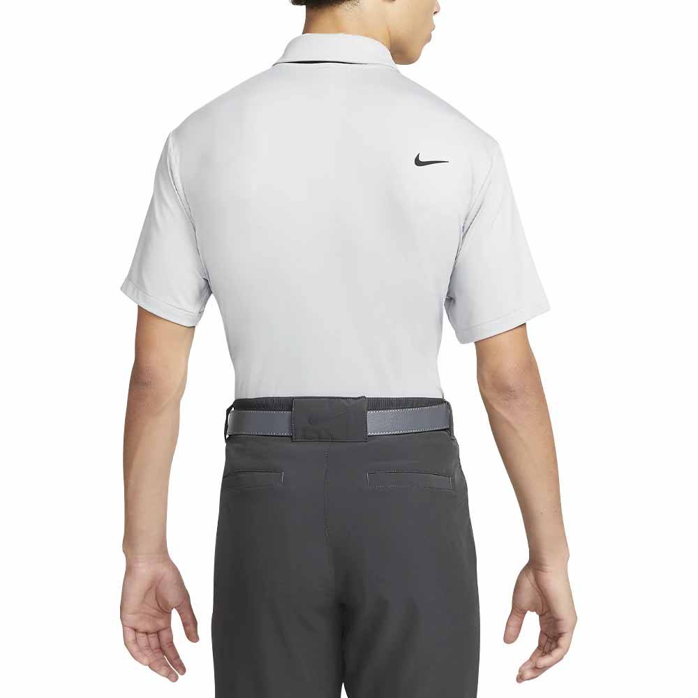 Nike Dri-FIT Tour Solid Golf Polo Light Smoke Gray/White - Holiday24