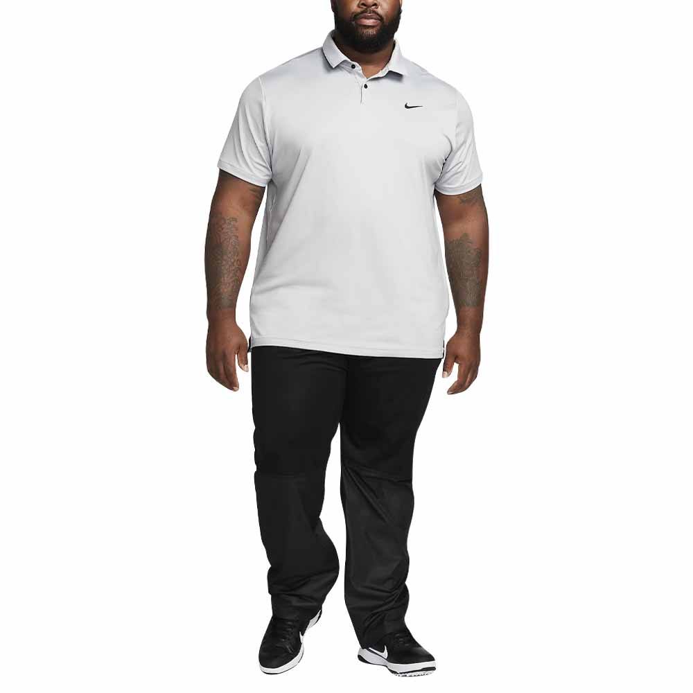 Nike Dri-FIT Tour Solid Golf Polo Light Smoke Gray/White - Holiday24