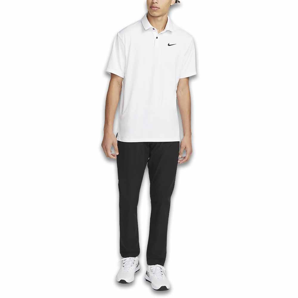 Nike Dri-FIT Tour Solid Golf Polo White/Black - Holiday24