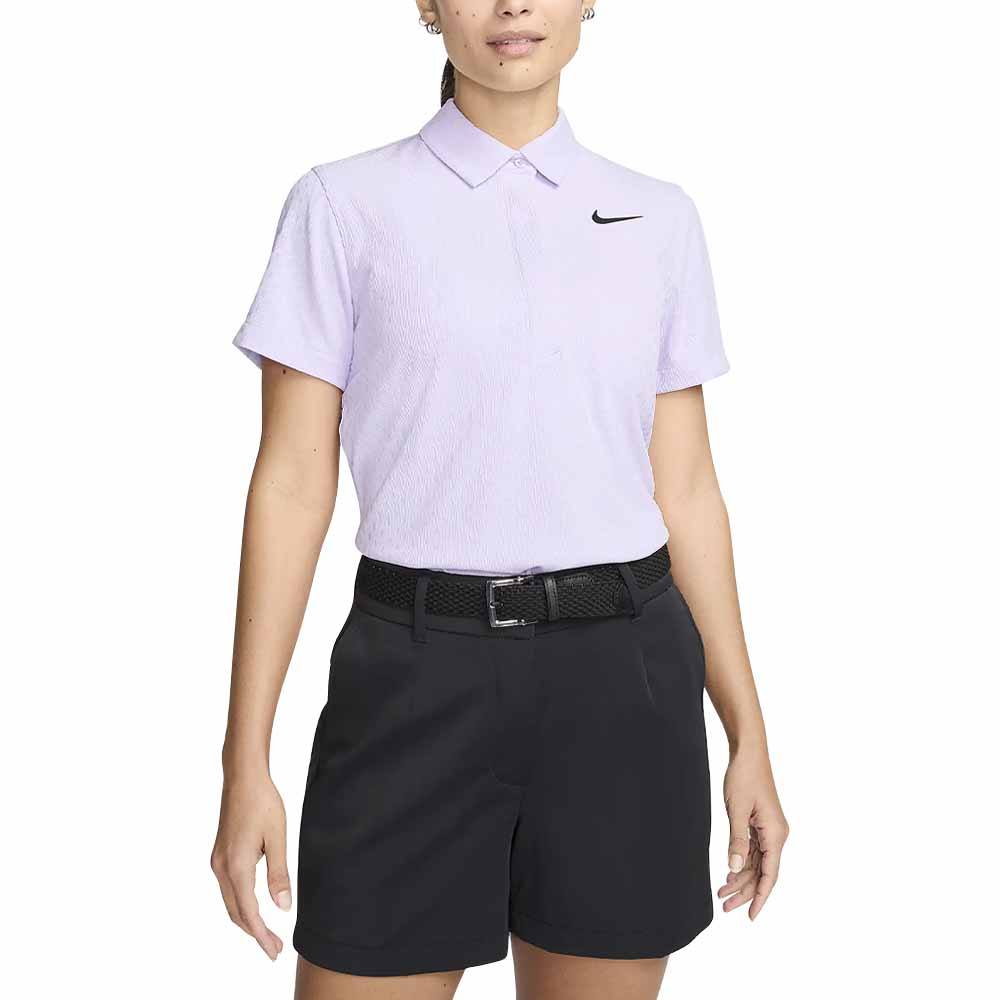 Nike Dri-FIT Tour ADV Shortsleeve Golf Polo Violet Mist/Black - SU24 Women