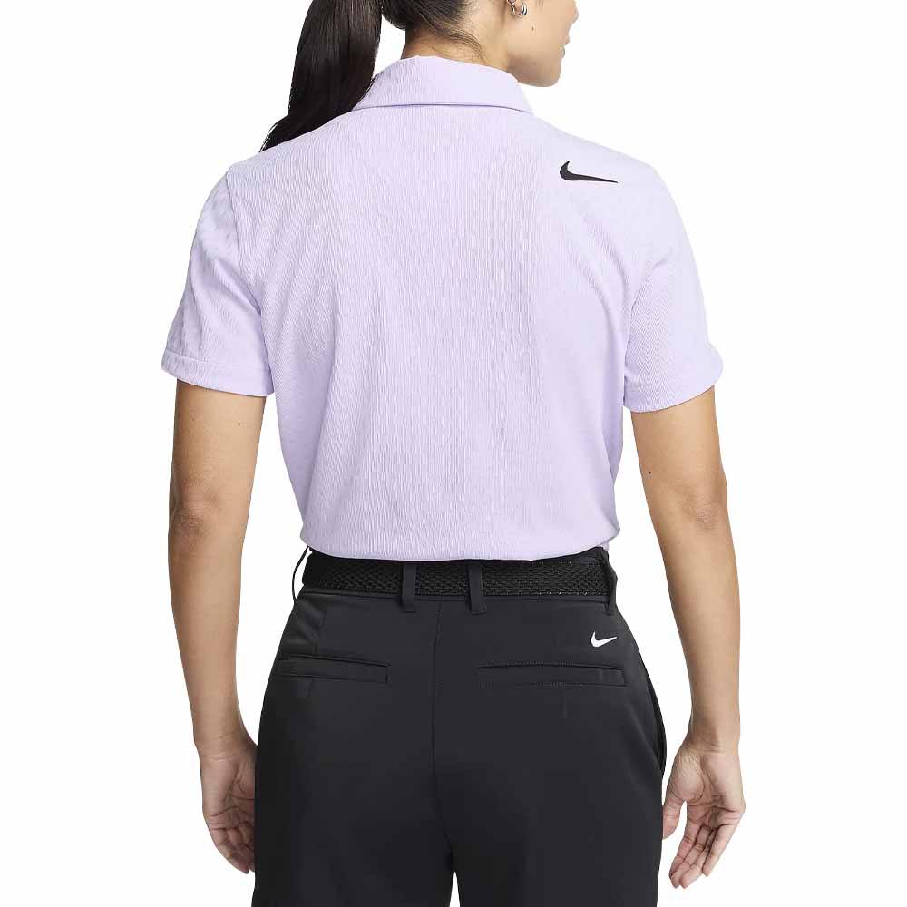 Nike Dri-FIT Tour ADV Shortsleeve Golf Polo Violet Mist/Black - SU24 Women