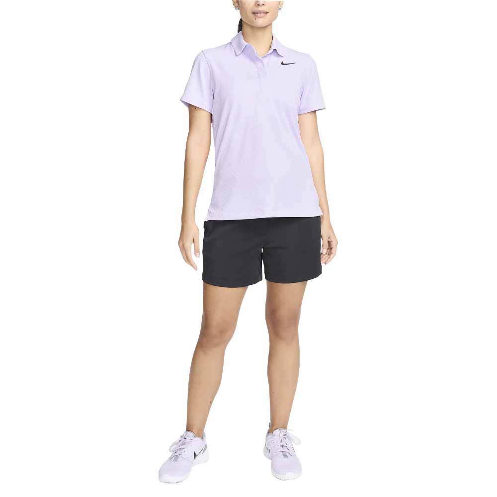 Nike Dri-FIT Tour ADV Shortsleeve Golf Polo Violet Mist/Black - SU24 Women