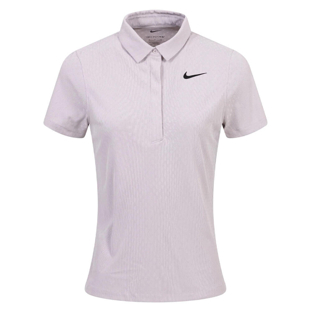 Nike Dri-FIT Tour ADV Shortsleeve Golf Polo Platinum Violet/Black - SU24 Women