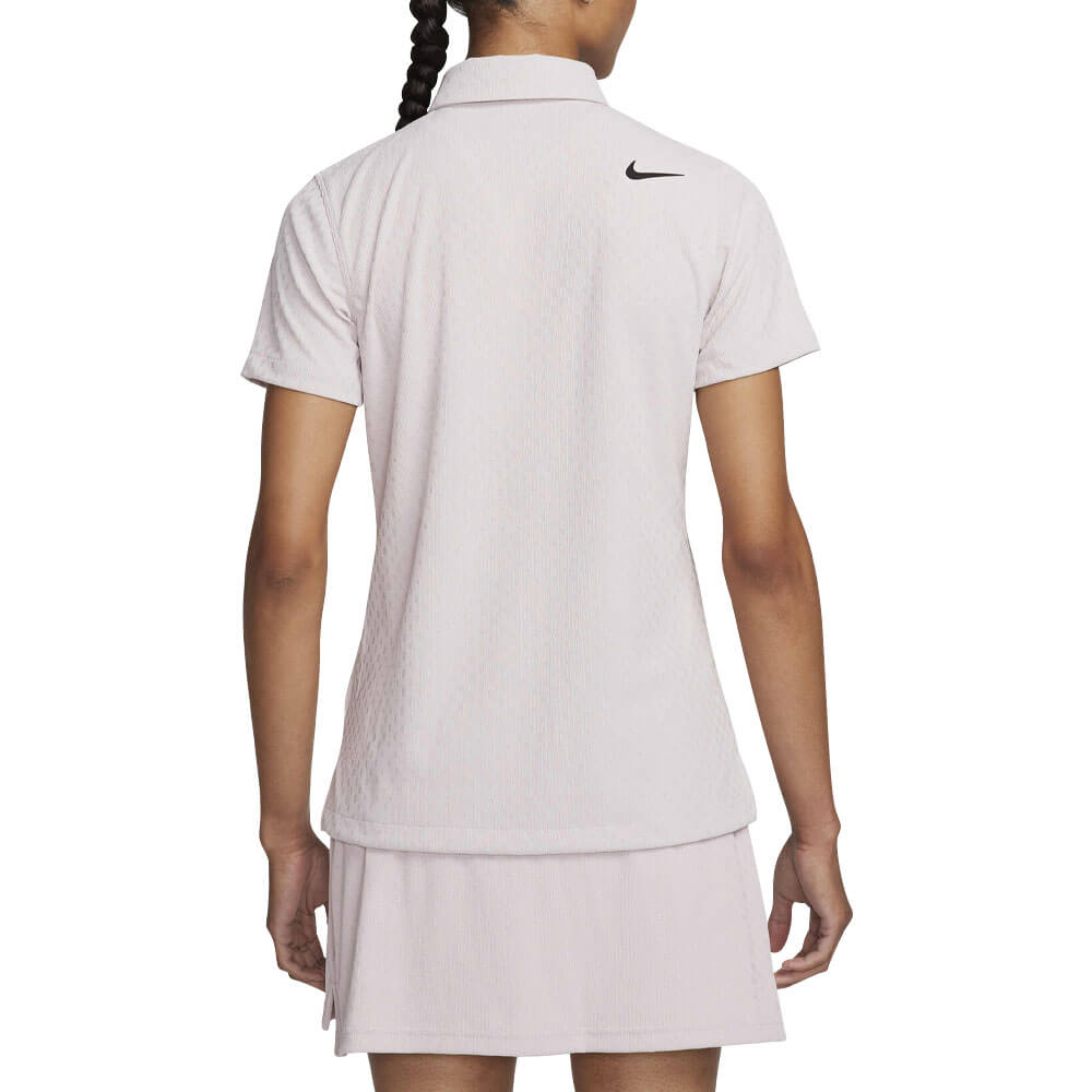 Nike Dri-FIT Tour ADV Shortsleeve Golf Polo Platinum Violet/Black - SU24 Women