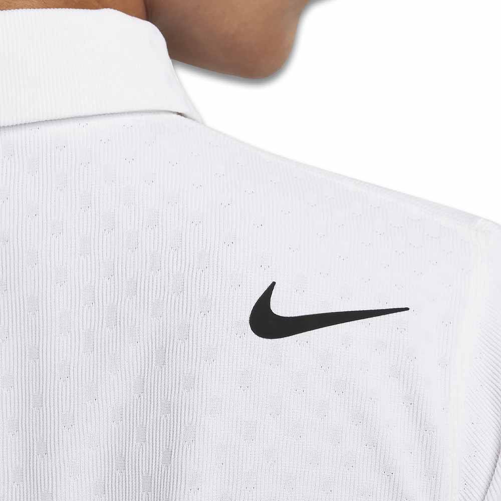 Nike Dri-FIT Tour ADV Shortsleeve Golf Polo Platinum White/Black - Holiday24 Women