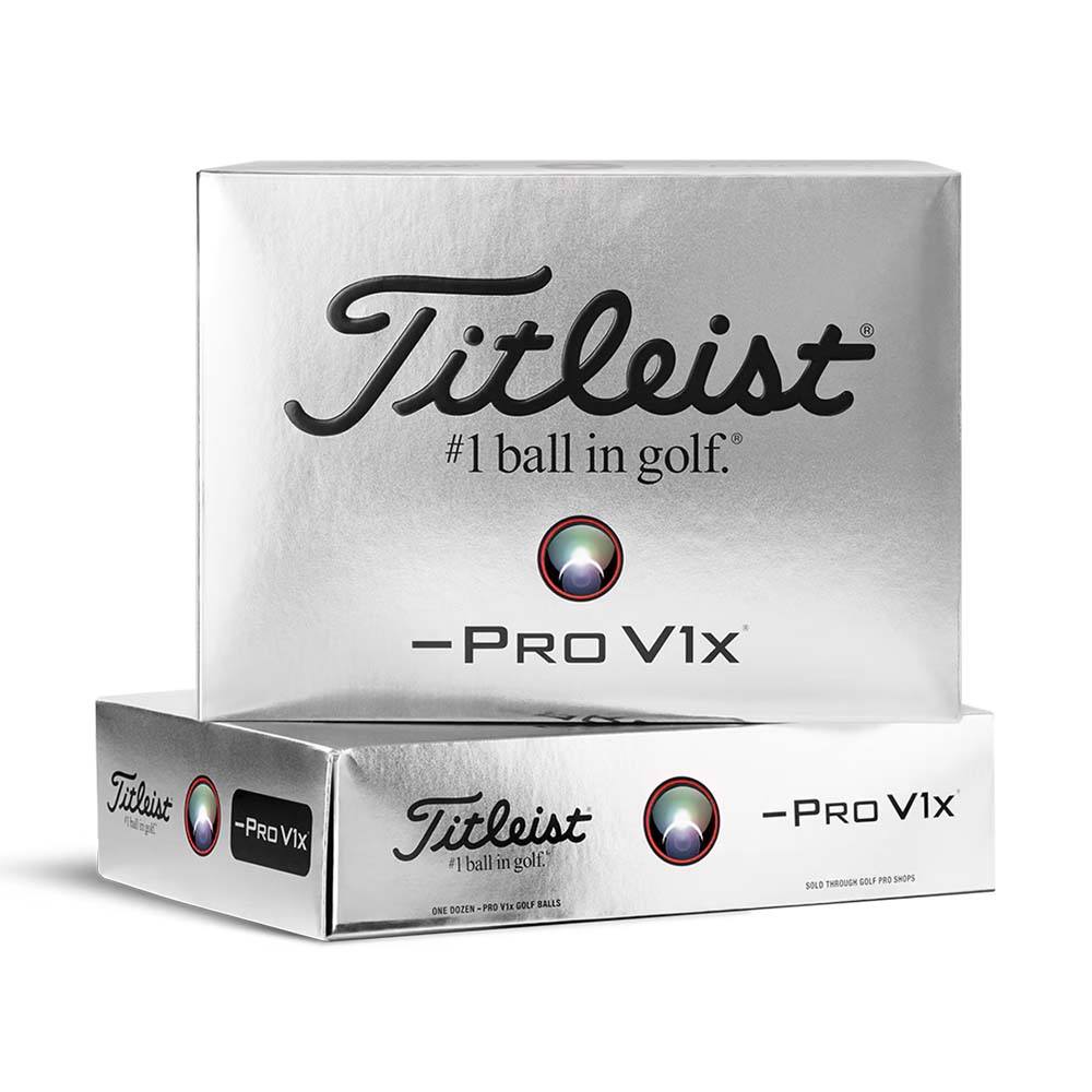 Titleist Pro V1x Left Dash 2 Dozen Golf Balls 2024