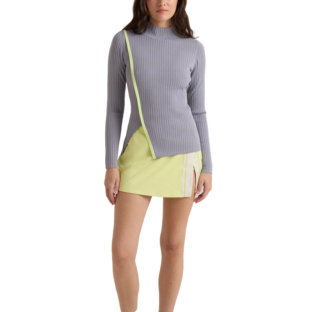 Malbon Jessica Golf Mockneck Stone - FW24 Women