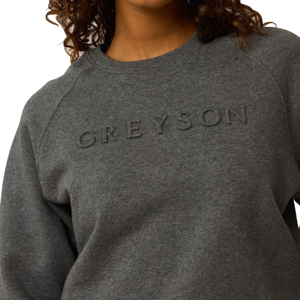 Greyson Aspen Cropped Crewneck Golf Sweater Smoke Heather - FA24 Women