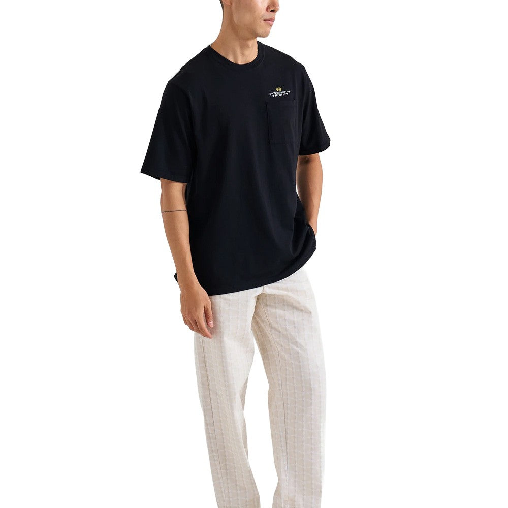 Malbon Trophy Pocket Golf T-Shirt Black - FW24