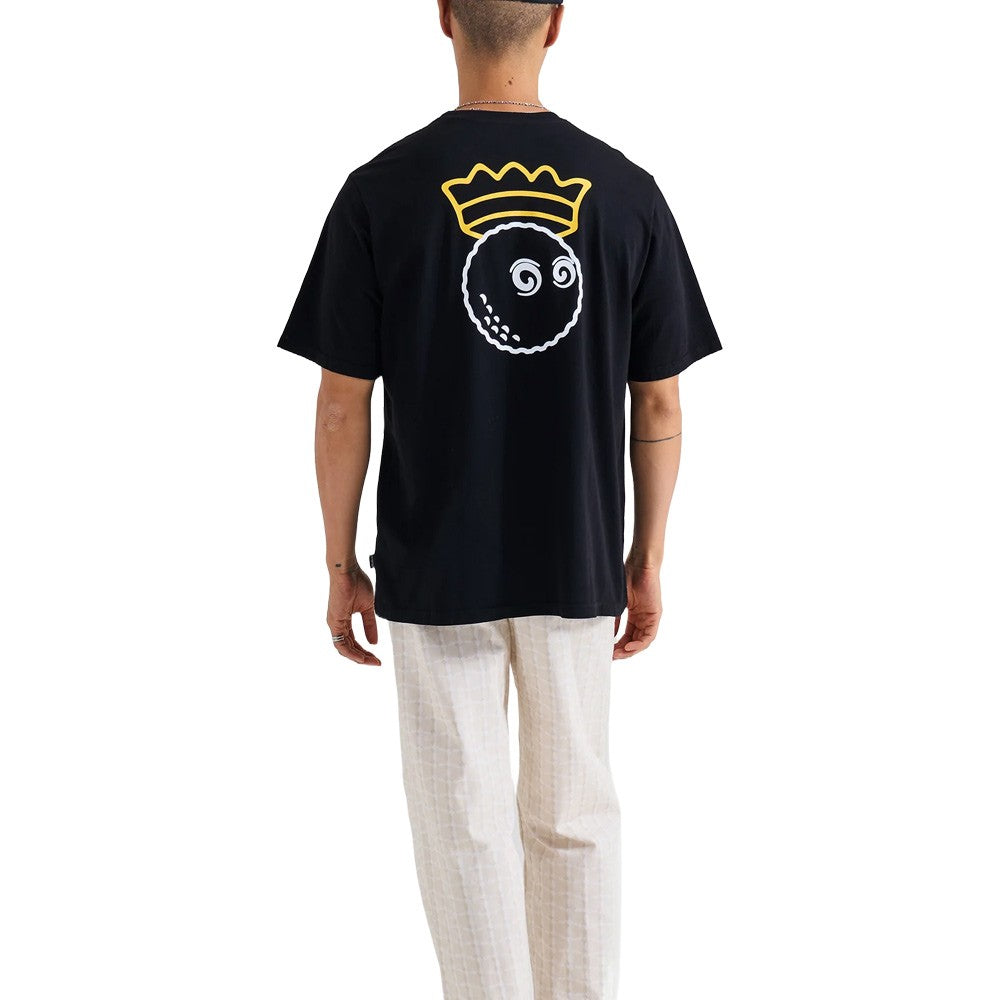 Malbon Trophy Pocket Golf T-Shirt Black - FW24