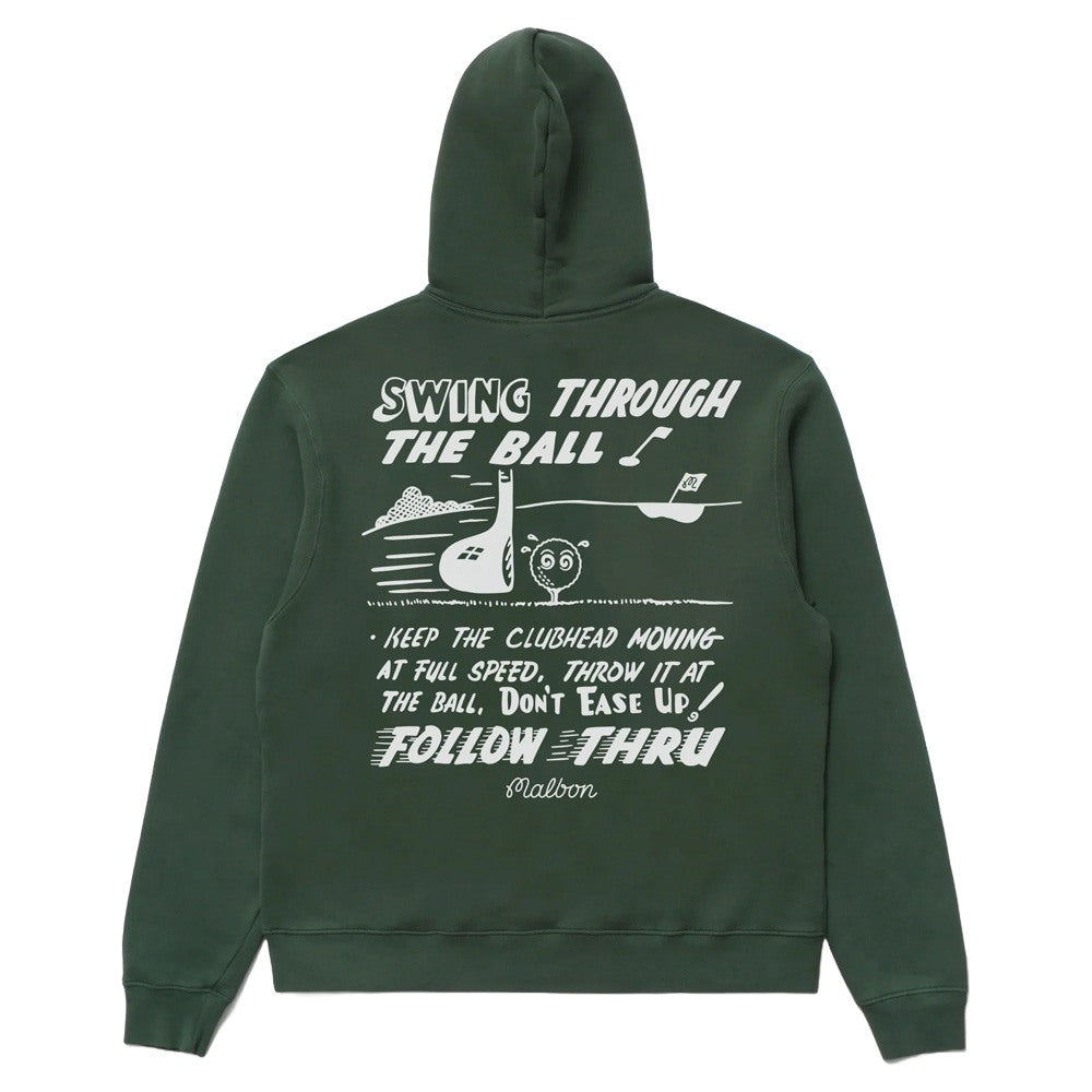 Malbon Follow Thru Hoodie Golf Jacket Green - FW24